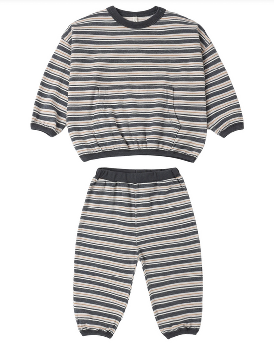Relaxed Set Blue Stripe