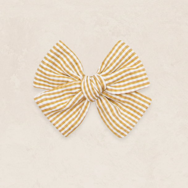 Adventure Bow - Butterscotch Gingham