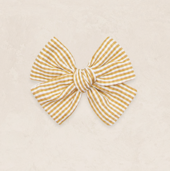 Adventure Bow - Butterscotch Gingham