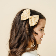 Adventure Bow - Butterscotch Gingham
