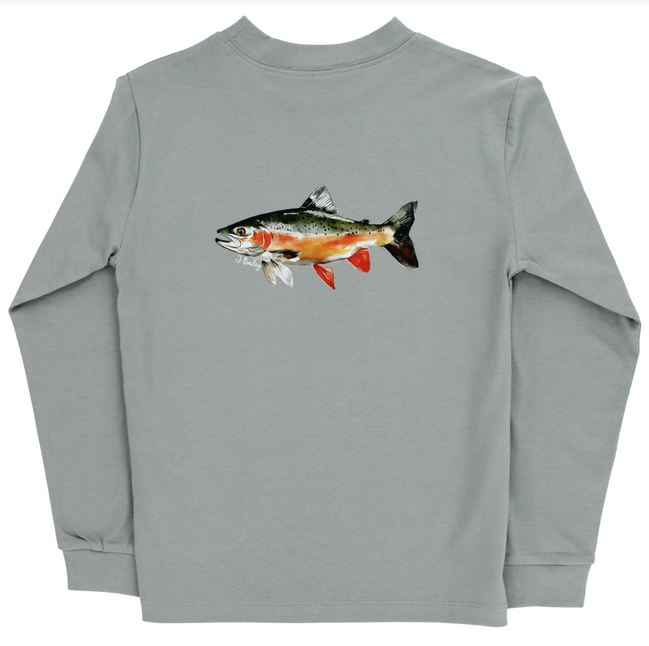 Longsleeve Logo Tee - Trout