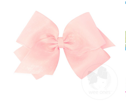 King Org/Gro Overlay Bow - Light Pink