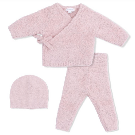 Chenille - Blush Kimono Take Me Home 3 Piece Set