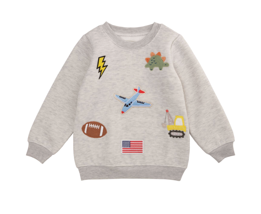 All Boy Patch Sweatshirt