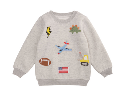 All Boy Patch Sweatshirt