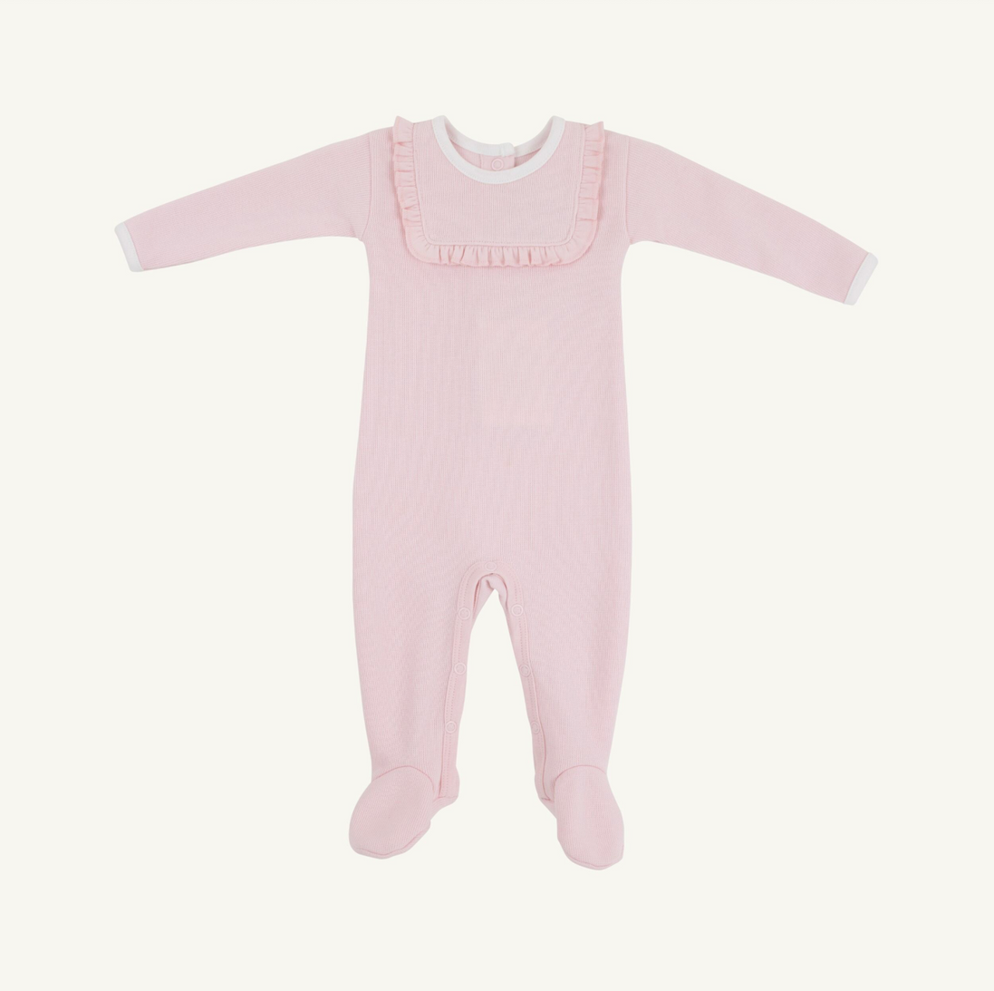 Rock Me Romper Ribbed - Palm Beach Pink