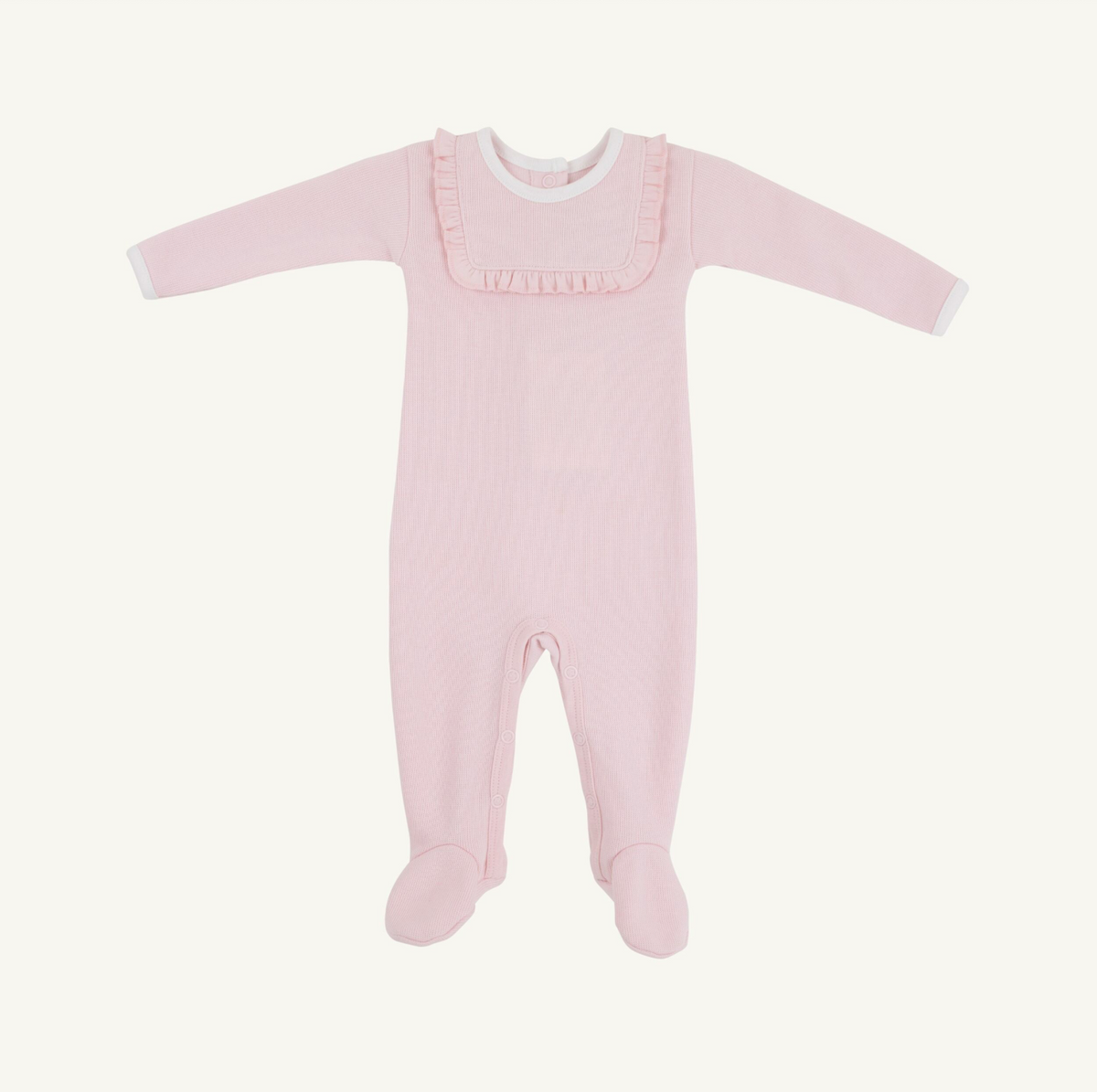 Rock Me Romper Ribbed - Palm Beach Pink