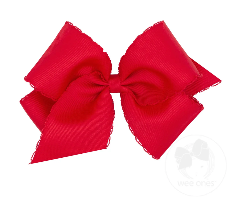 Kng Monotone Mnstch GG Bow - Red