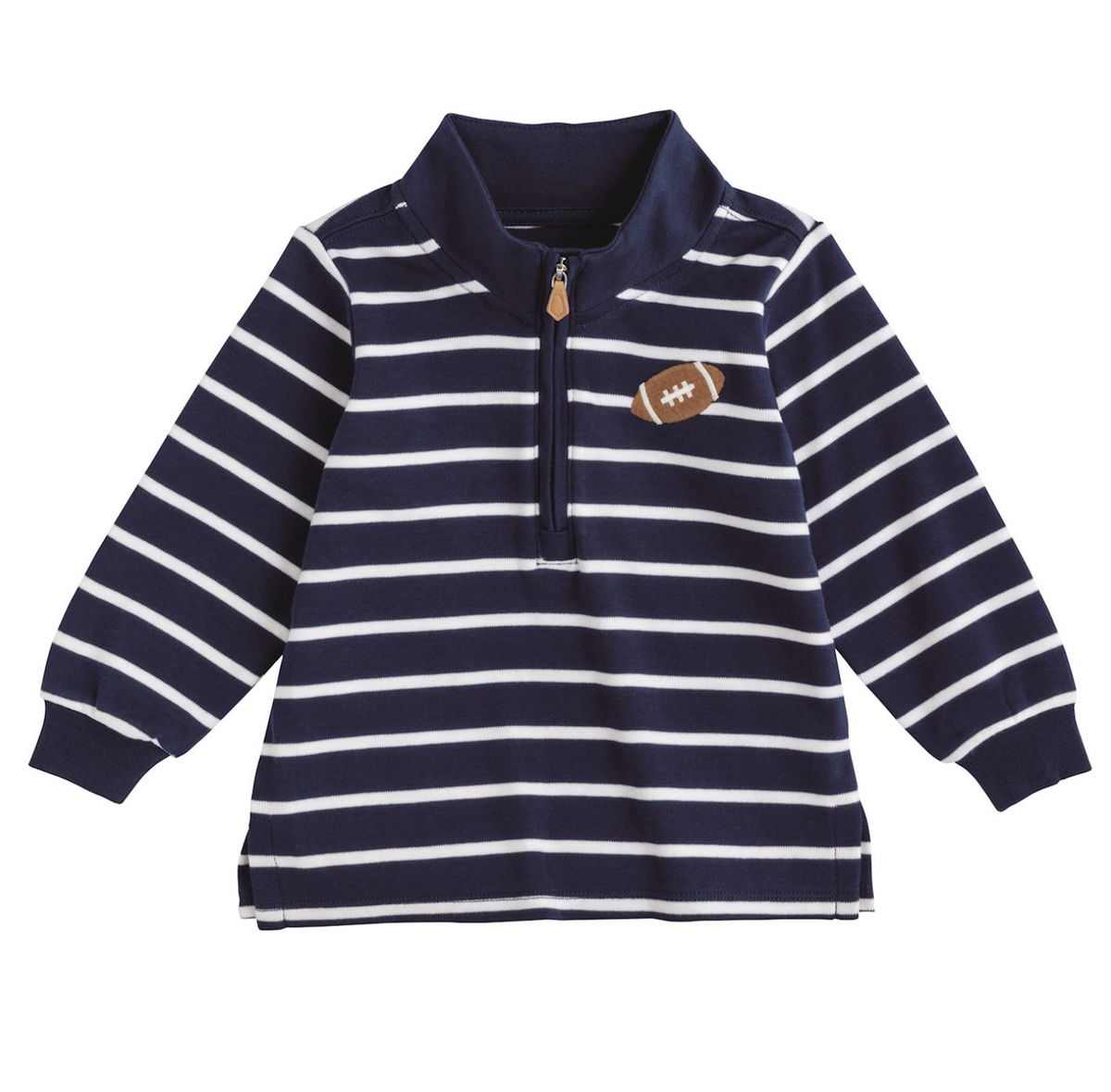 Football Stripe Quarter Zip
