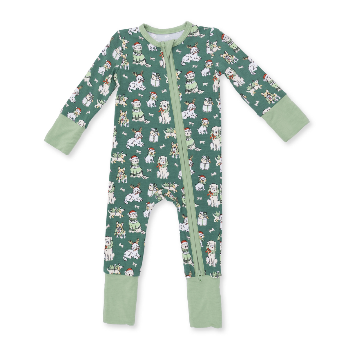 Christmas Dogs Uni - Convertible Romper