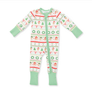 Gingerbread Fair Isle Uni - Convertible Romper