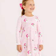 Long Sleeve Polly Play Dress - Heavy Weight