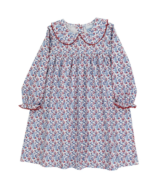 Santa Toile Knit Dress