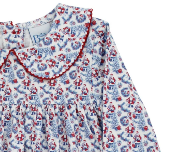 Santa Toile Knit Dress