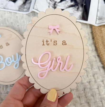 Wood Sign - "It's A.."