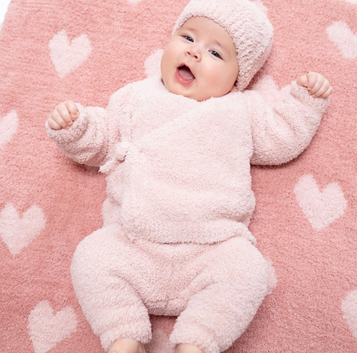 Chenille - Blush Kimono Take Me Home 3 Piece Set