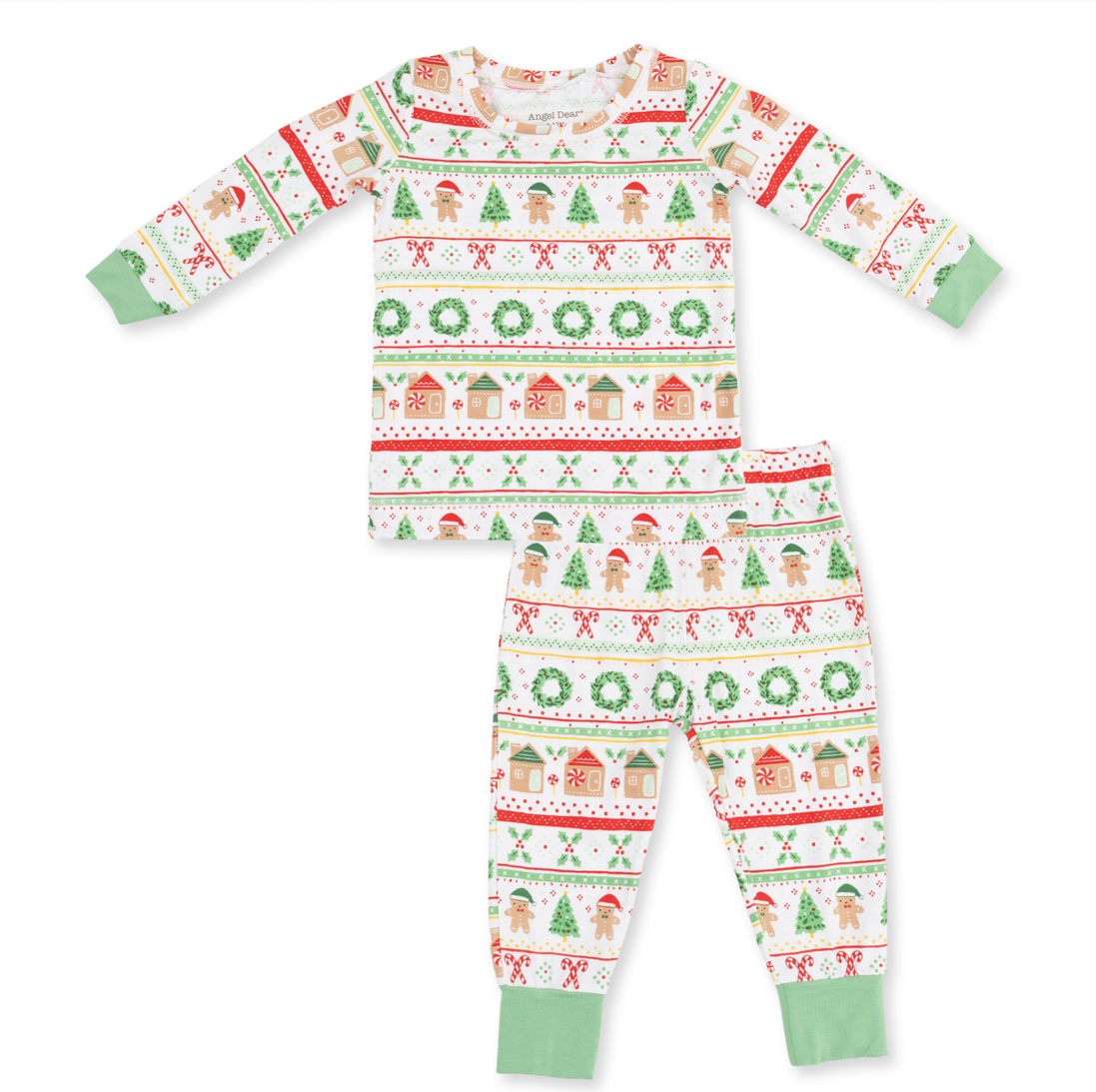 Gingerbread Fair Isle Uni - Long Sleeve Loungewear Set