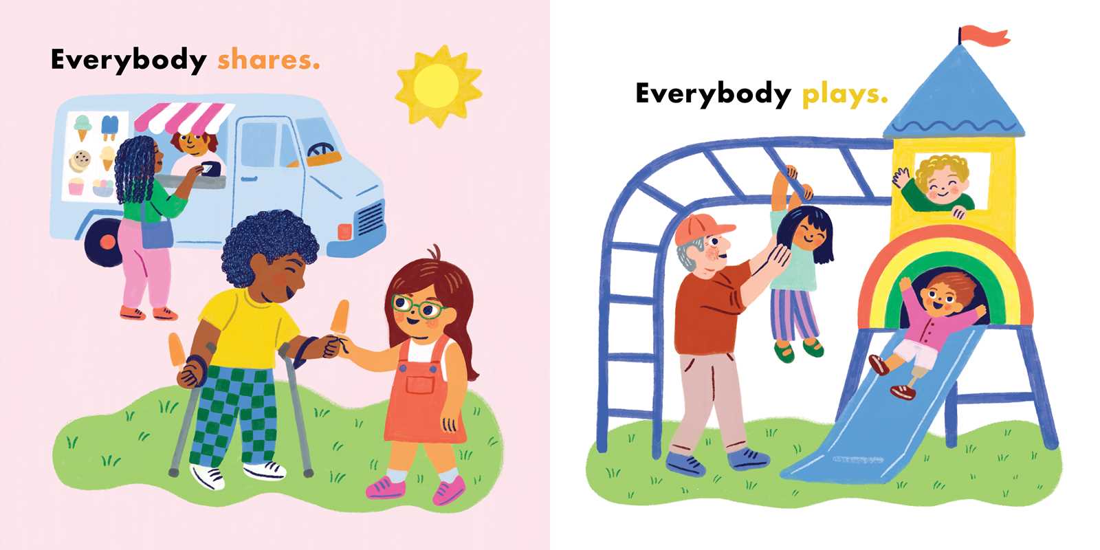 We're All in This Together (A Little Bee Books Board Book for Toddlers) by