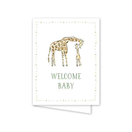 Zoo in the City Baby Card