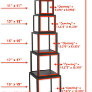 Wood Cube Risers (Set of 3 or 6)