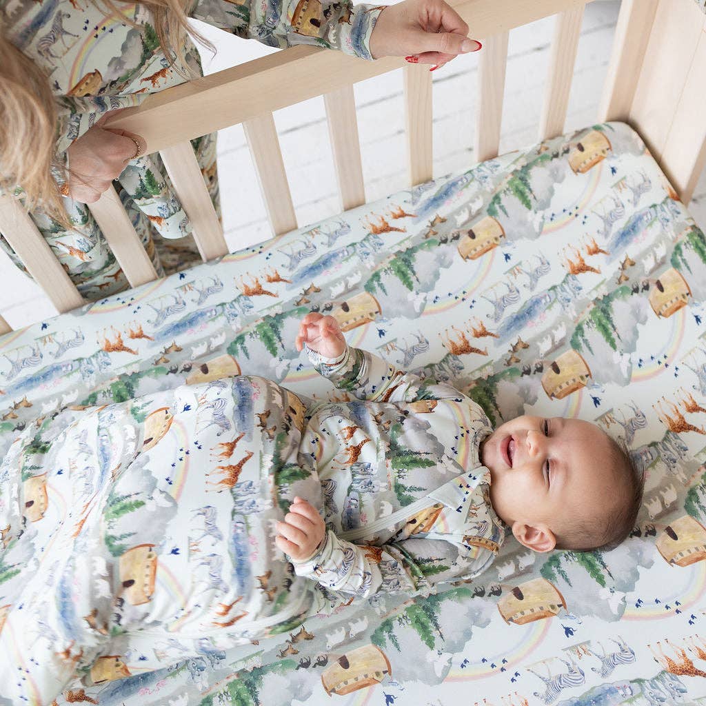 Noah's Ark Crib Sheet