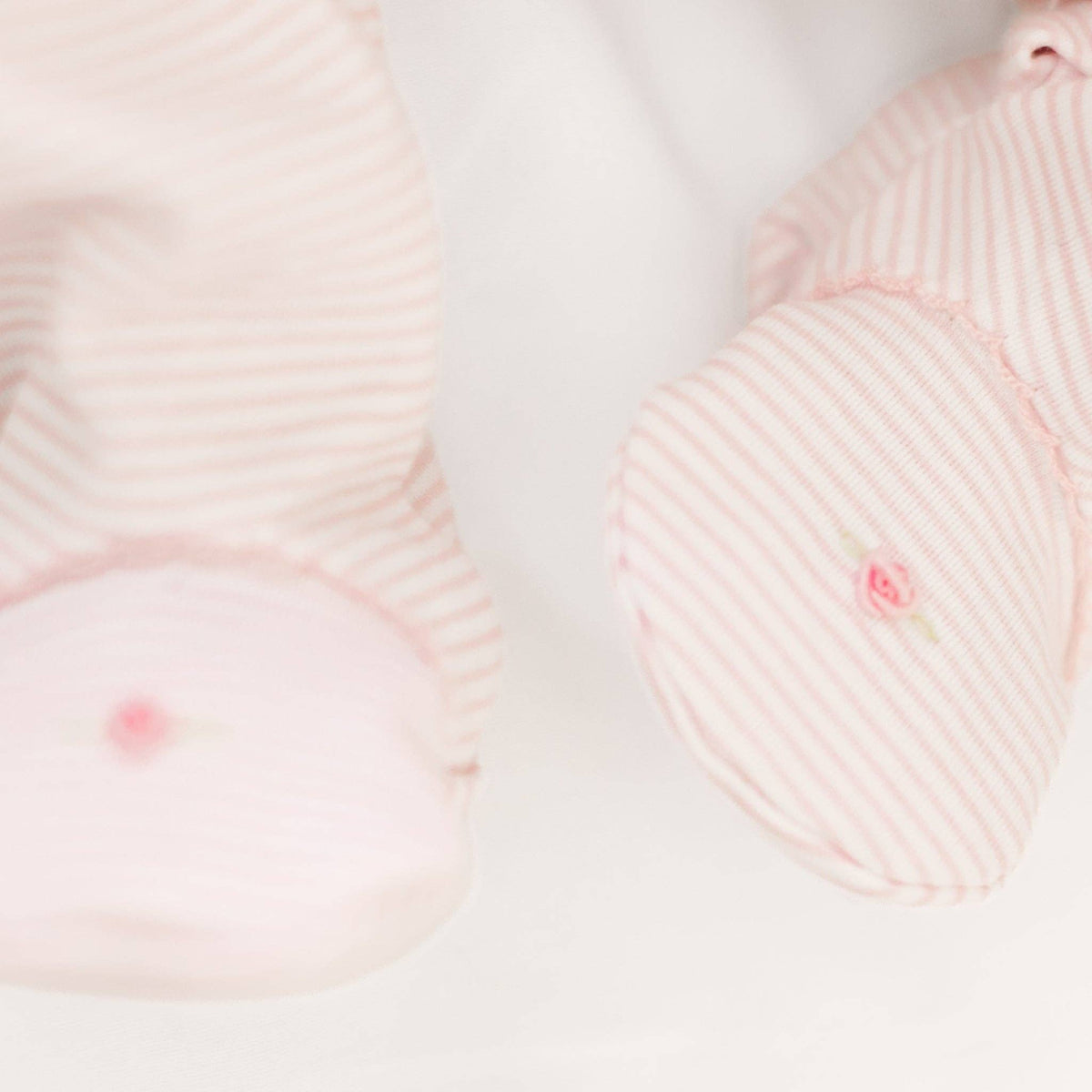 Anna Smocked Footie - Pink