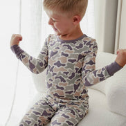Two Piece Bamboo Pajama Set | Camo Cutie
