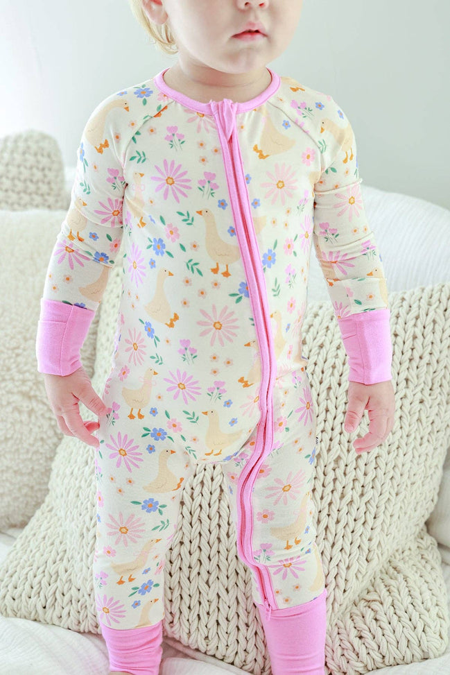 Convertible Bamboo Zip Romper | Loosey Goose