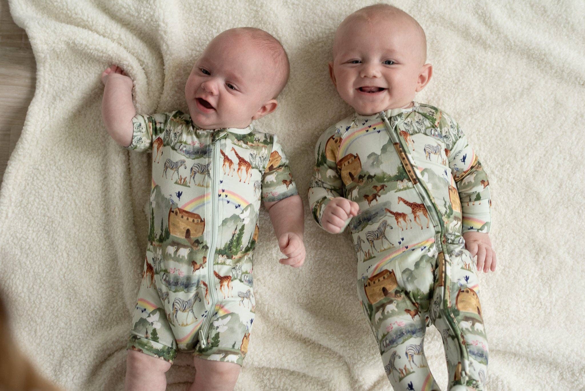 Noah's Ark Convertible Romper