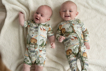 Noah's Ark Convertible Romper