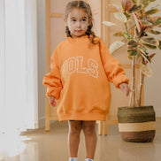 Children's Tenn Vols Polka Dot Puff Mock Neck Sweatshirt