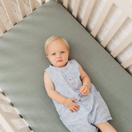 Premium Knit Fitted Crib Sheet - Briar
