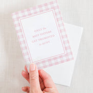 Promoted to Aunt Greeting Card
