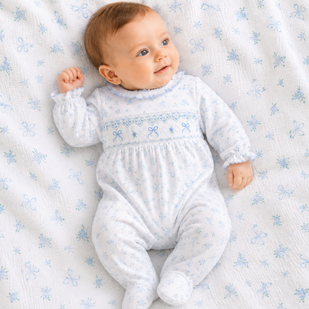 Eloise's Classics Smocked Footie