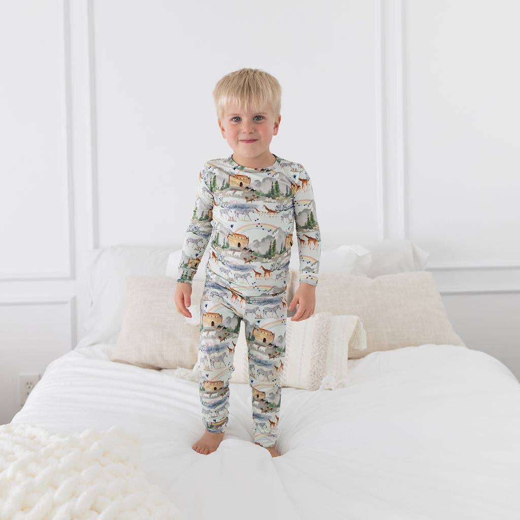 Noah's Ark Long Sleeve Pajamas