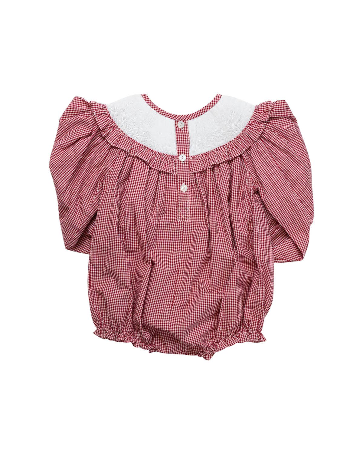 Candy Cane Smocked Bubble