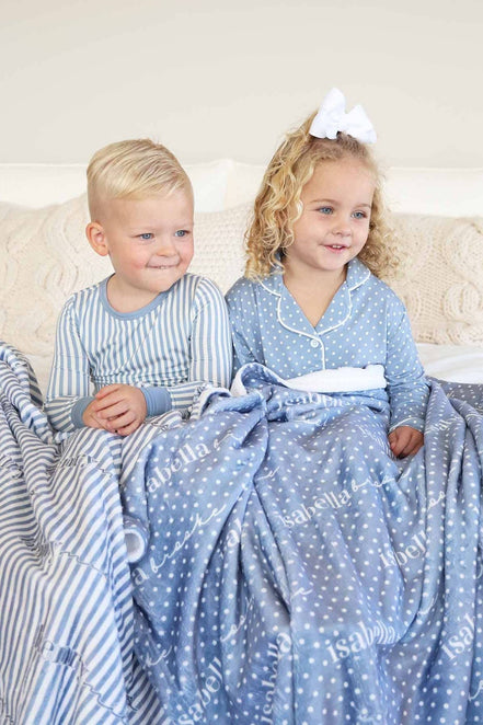 Two-Piece Pajama Set | Snuggle Stripes