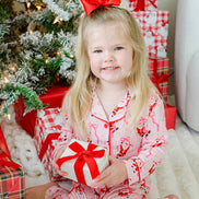 Girl's Two Piece Flare Lounge Set | Jolly Ribbons