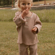 Micky Set in Thin Turtledove Stripe