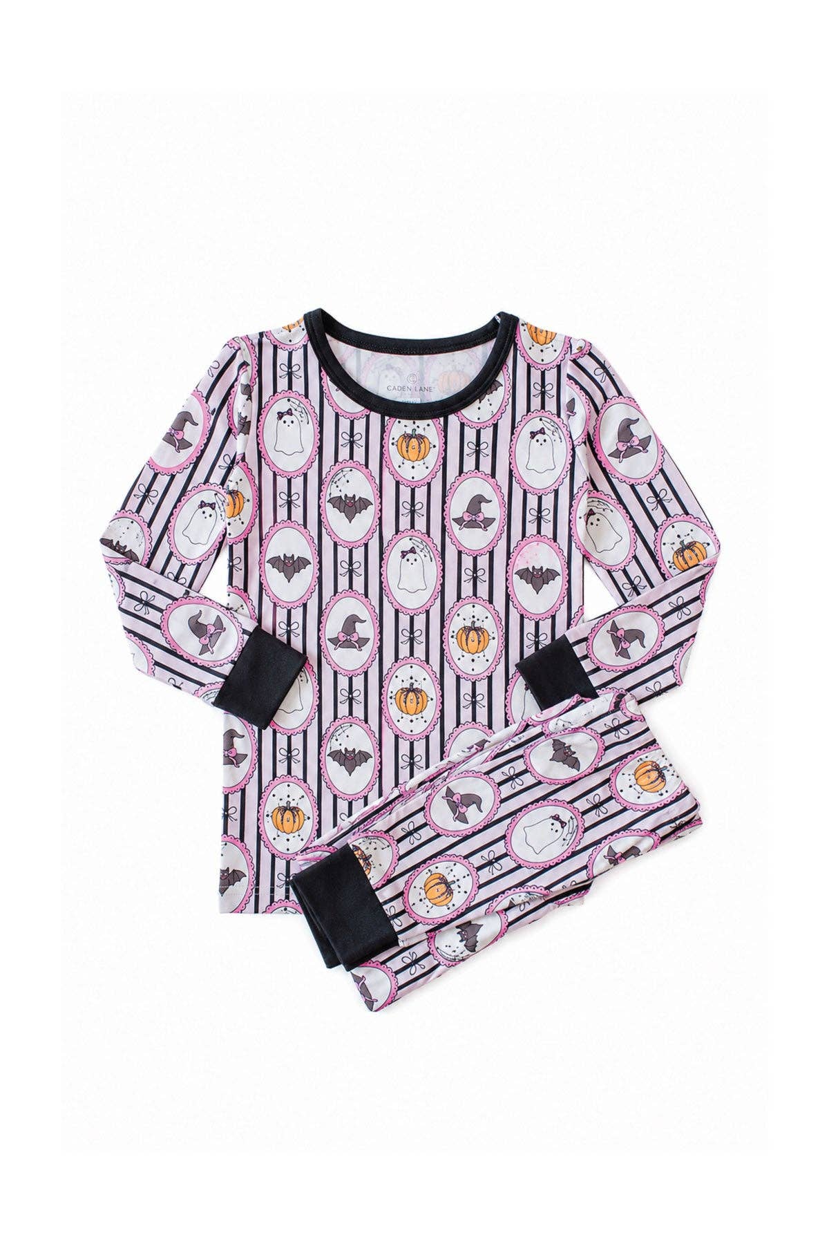 Halloween Glow-in-the-Dark Two-Piece Bamboo Pajama Set | Galloween