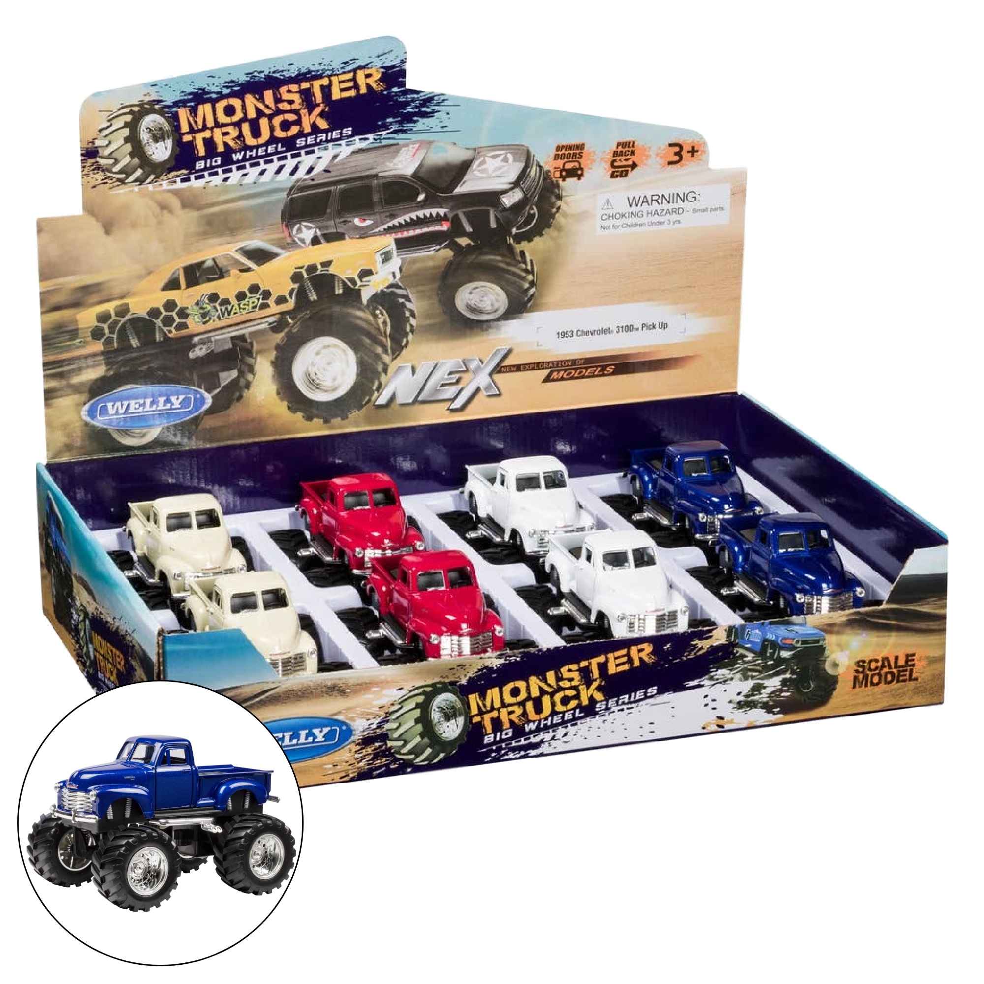 Toysmith Die-Cast Monster Truck 1953 Chevy 3100 Pickup