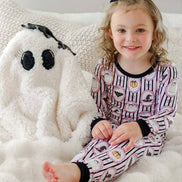 Halloween Glow-in-the-Dark Two-Piece Bamboo Pajama Set | Galloween