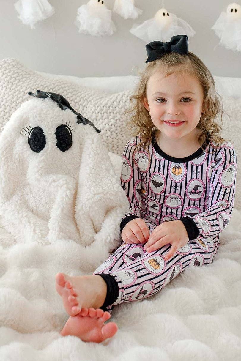 Halloween Glow-in-the-Dark Two-Piece Bamboo Pajama Set | Galloween