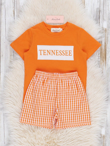 Tennessee Smocked Gingham Outfit