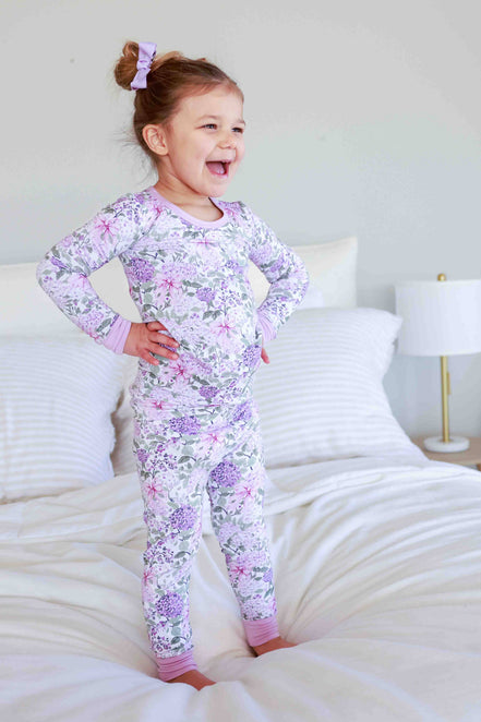 Two-Piece Pajama Set | Lavender Lullaby