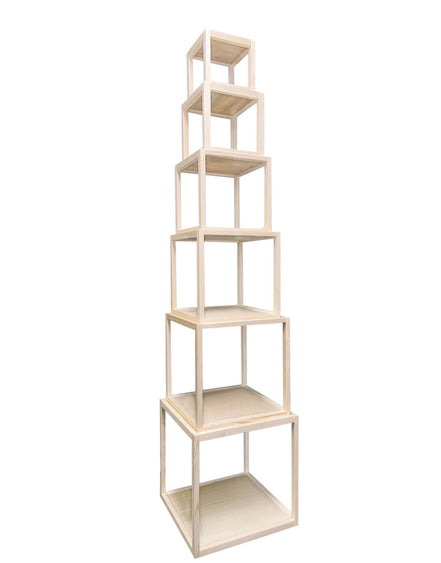 Wood Cube Risers (Set of 3 or 6)
