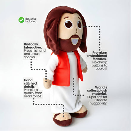 The Talking Jesus Doll - Christian Toy - Speaks Bible Verses