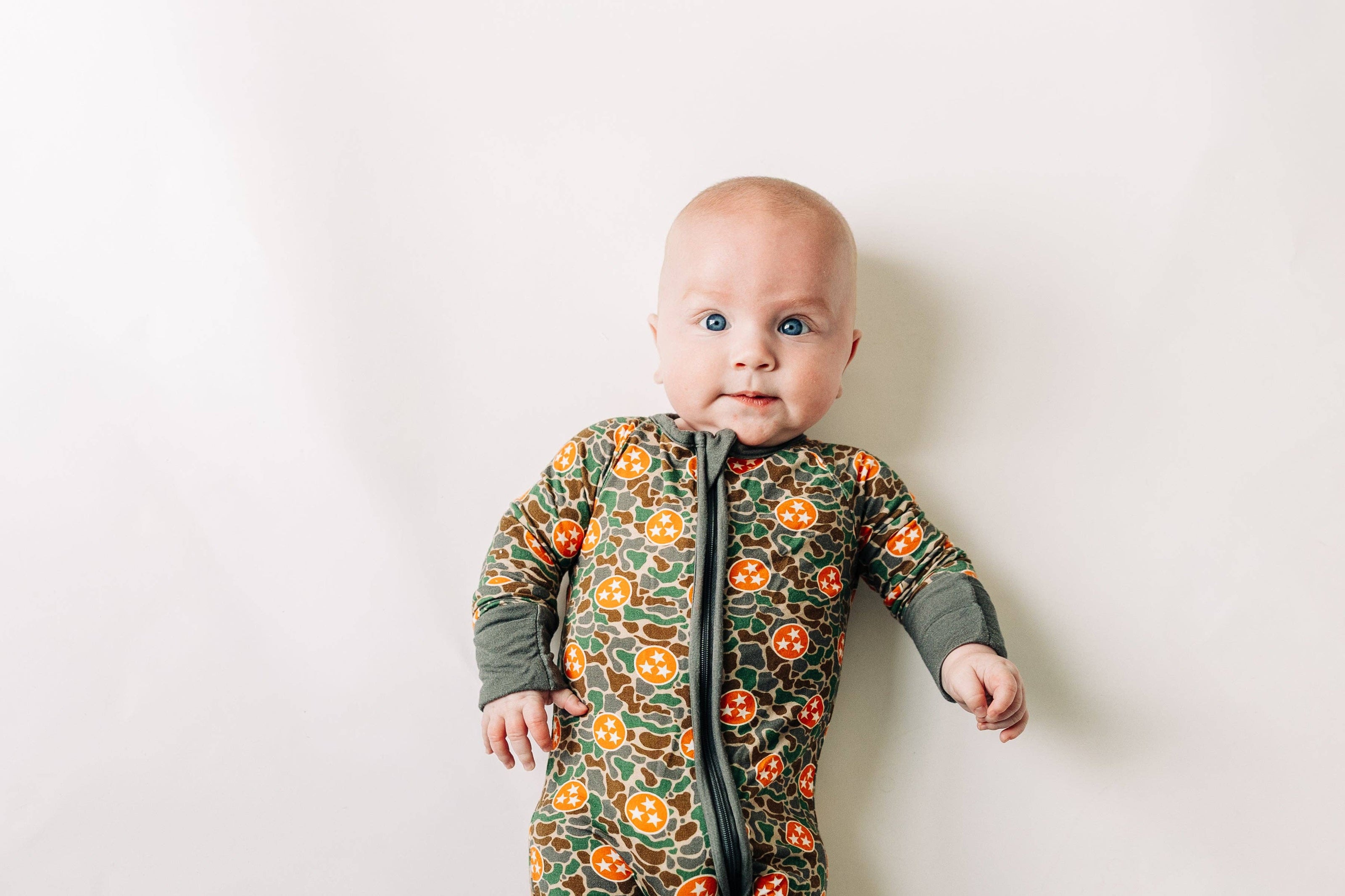 Camo Tri Star Unisex Kids Pajamas