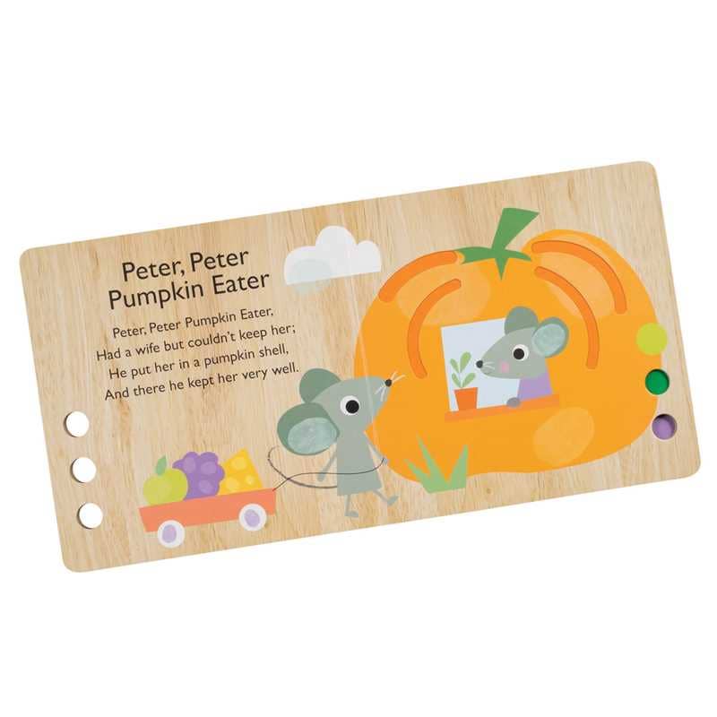 Touch and Trace Nursery Rhymes: Five Little Pumpkins by Editors of Silver Dolphin Books