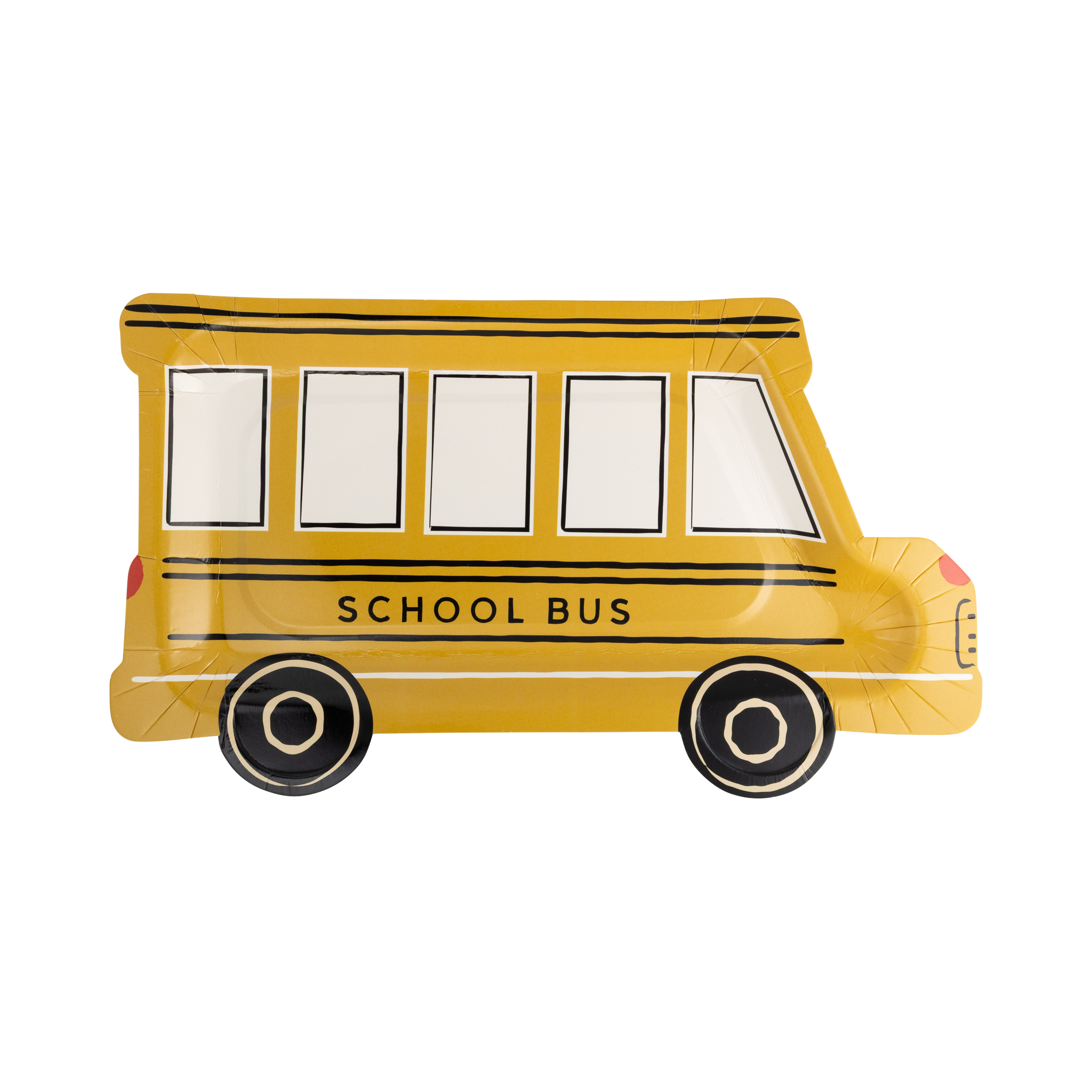 BTS1241 - School Bus Shaped Plate